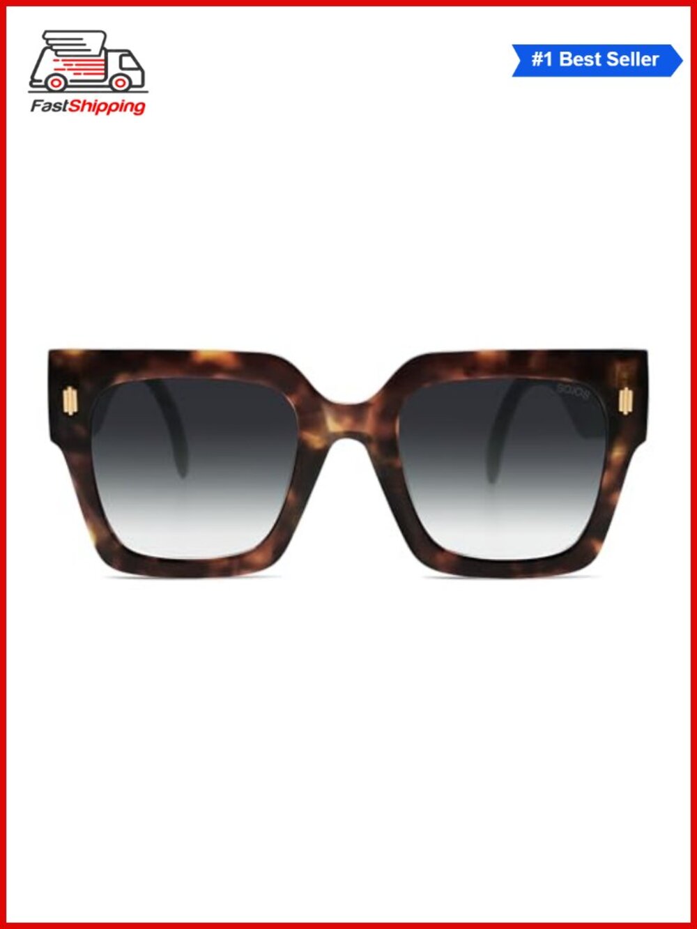 ✨SOJOS Oversized Square Sunglasses UV400 Full Frame Shield Fashion Shades